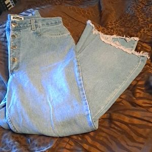 VINTAGE  90s button fly flare jeans Xhilaration